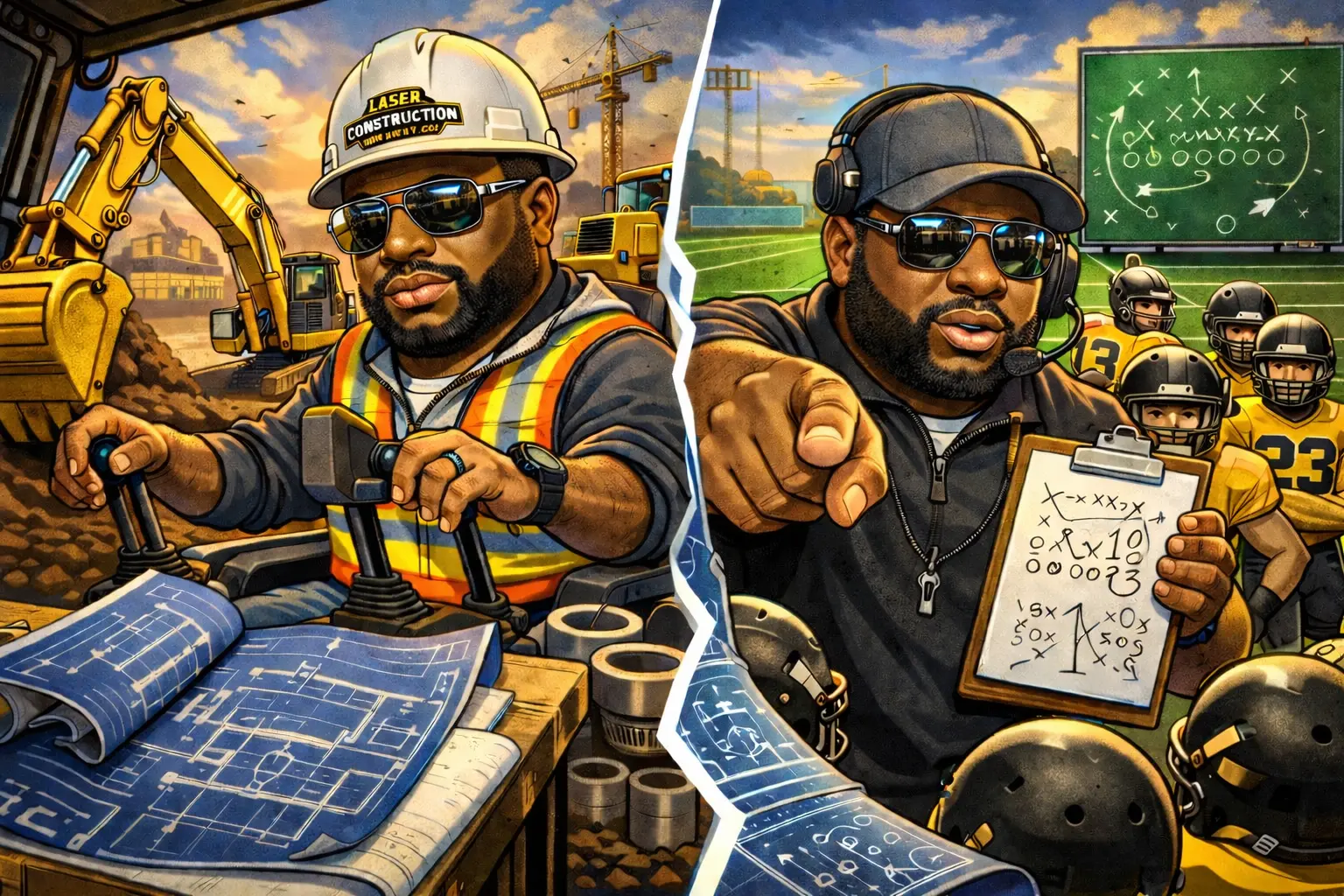 Professional site grading services by Laser Construction